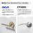 Muse Privacy Door Lever Modern Concealed Design For (Bed & Bath) – Sleek Minimalist Style in Brushed Champagne Gold-125873697