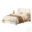 Structure de lit Boucle avec tête de lit à hauteur réglable, lit plateforme moderne, tissu Boucle élégant, aucun sommier requis, assemblage facile-890199732