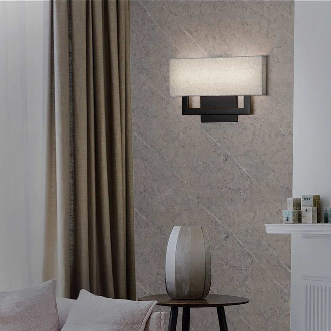 Manhattan Aluminum LED Flush Mounted Sconce dweLED 