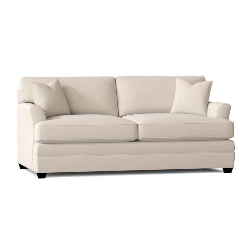 Harriss Upholstered 76'' Sofa, Bayou Natural Canvas