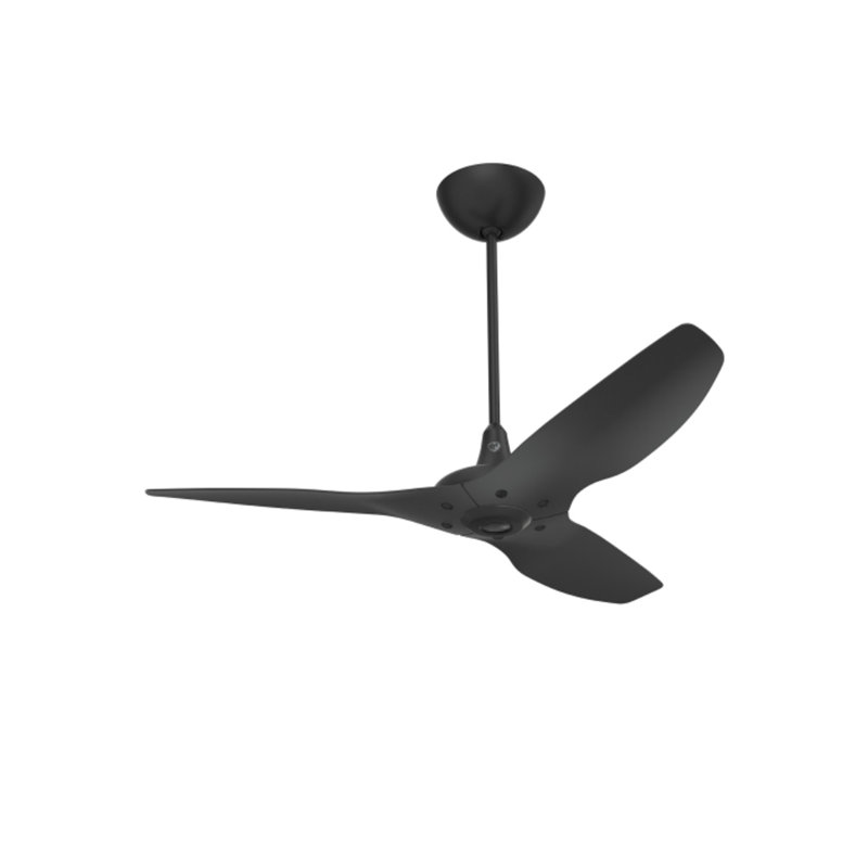 Haiku Smart Downrod Ceiling Fan, Black, 84 inches