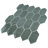 Classic 13.31 in. x 10.24 in. Picket Glossy Glass Mosaic Tile-58234810