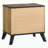 Natural Pine 2-Drawer Nightstand Bedside Table