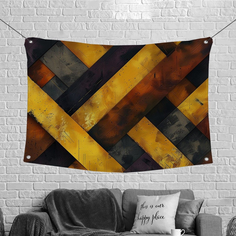 Tapisserie en microfibre, H 50 po x l 60 po