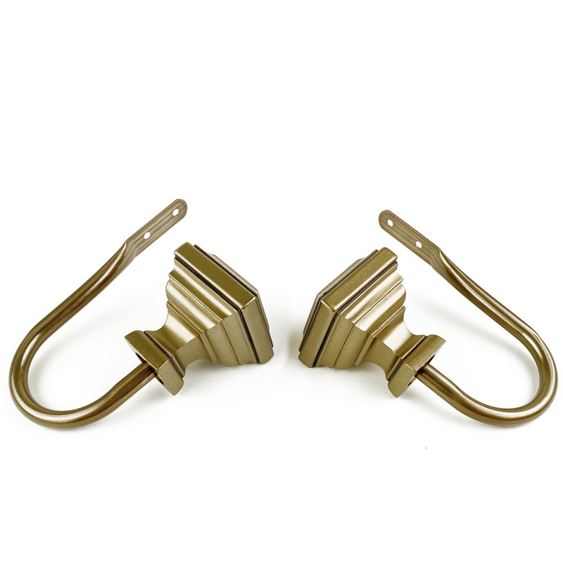 Curtain Holdback, Antique Brass