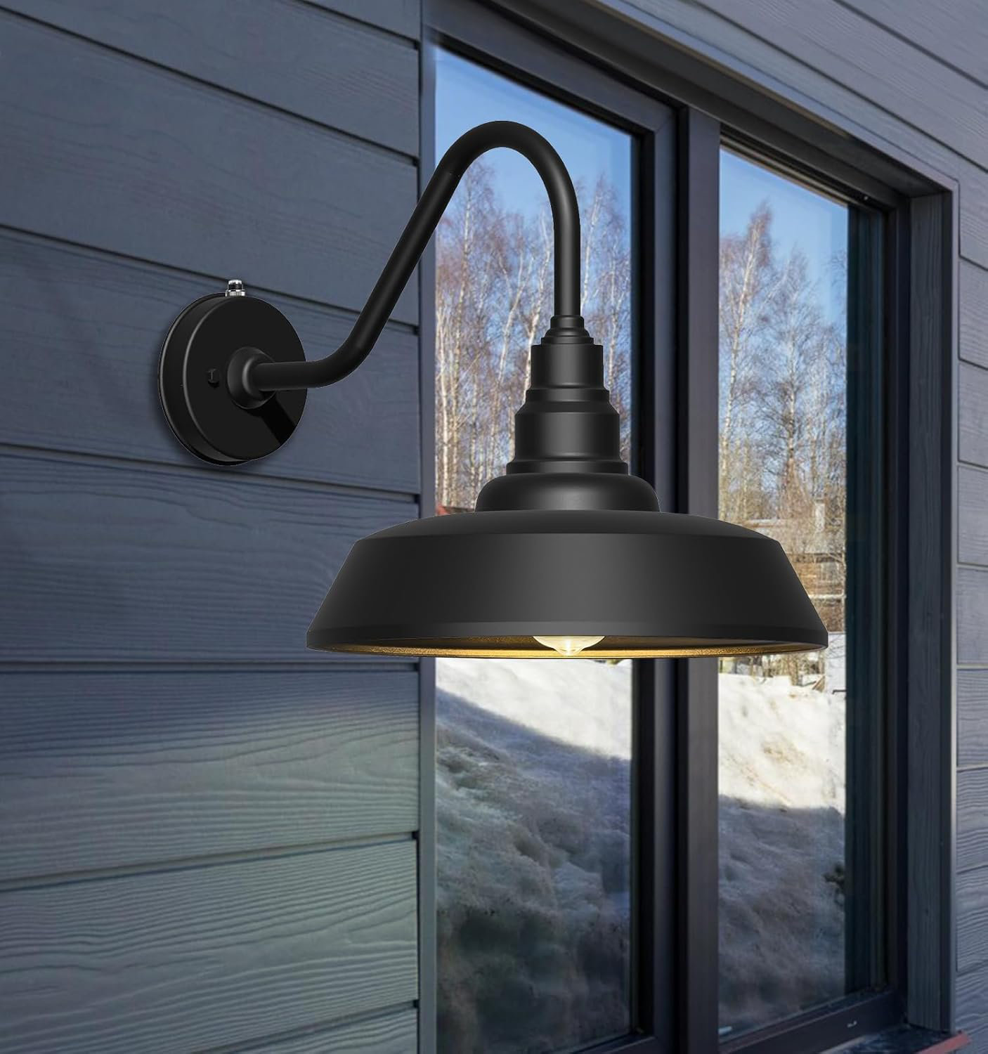 Gracie Oaks Outdoor Barn Light & Reviews | Wayfair