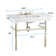 The Renovators Supply Inc. 19.75'' White Vitreous China Rectangular Bathroom Sink