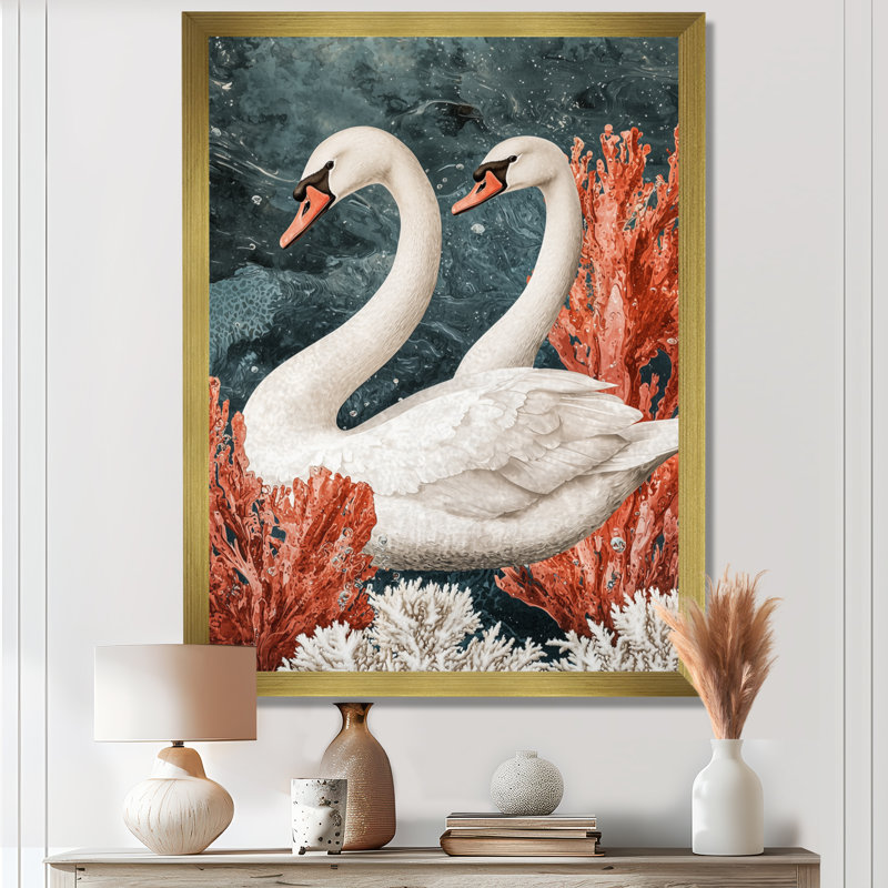 Ayling - Animals Wall Art, H 32 po x l 16 po, Reproduction encadrée d'une seule photo, Doré