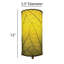 Lampe de table cylindrique 12 pouces feuille de cacao - vert-160430846