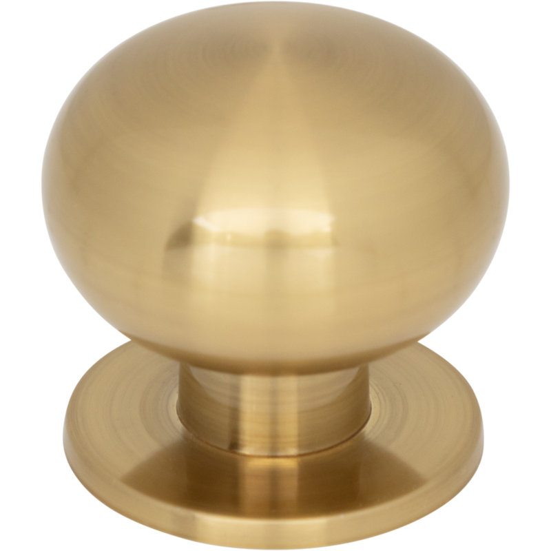 Lambert 1 1/4" Diameter Round Knob, Gold