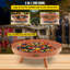 Bol rond pour foyer d'extérieur de 30 pouces de couleur brune VEVOR