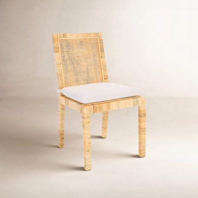Elaina Linen Mango Side Chair