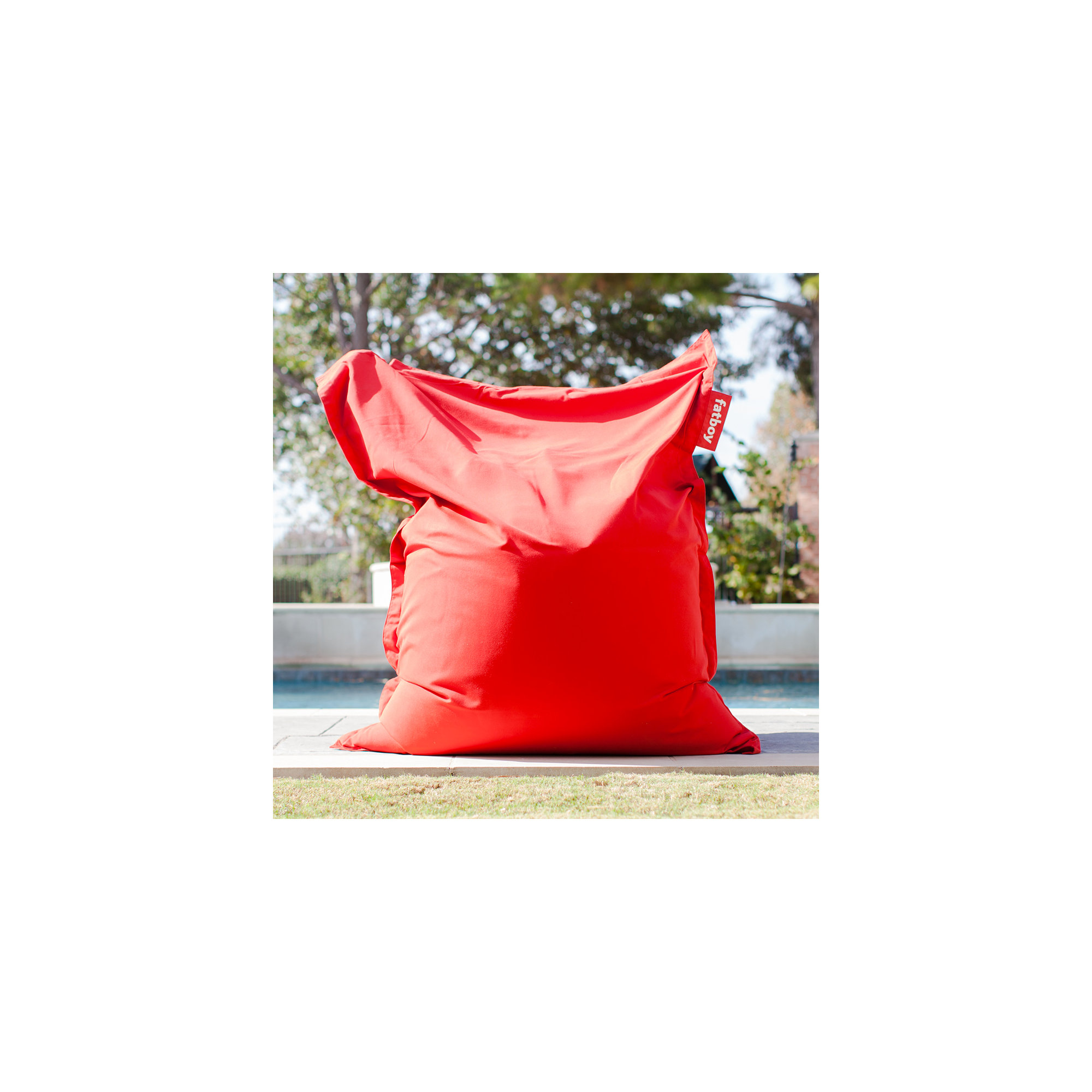 Fatboy Original Outdoor Bean Bag, Red Sunbrella