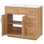 Meuble-lavabo élégant 36 "avec lavabo en céramique