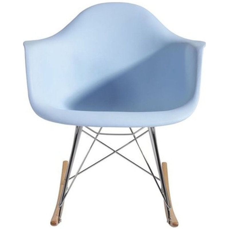 Chaise à bascule Phillips, Bleu pâle