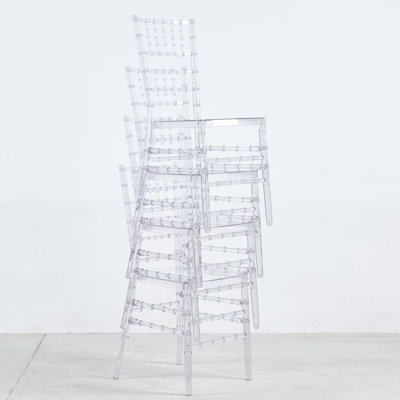 Hofman Modern Dining Chairs with Plastic Seats