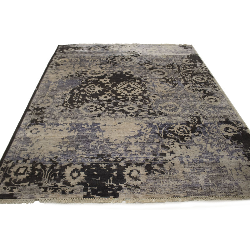 Tapis oriental multicolore moderne 8 x 10