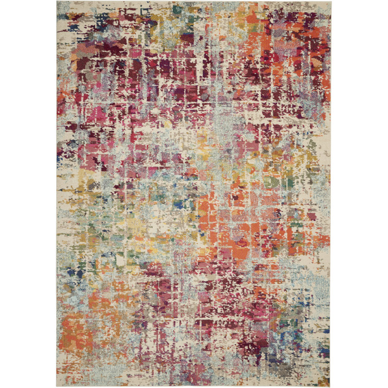 Abstract Indoor Rug, Rectangle 9' x 12'
