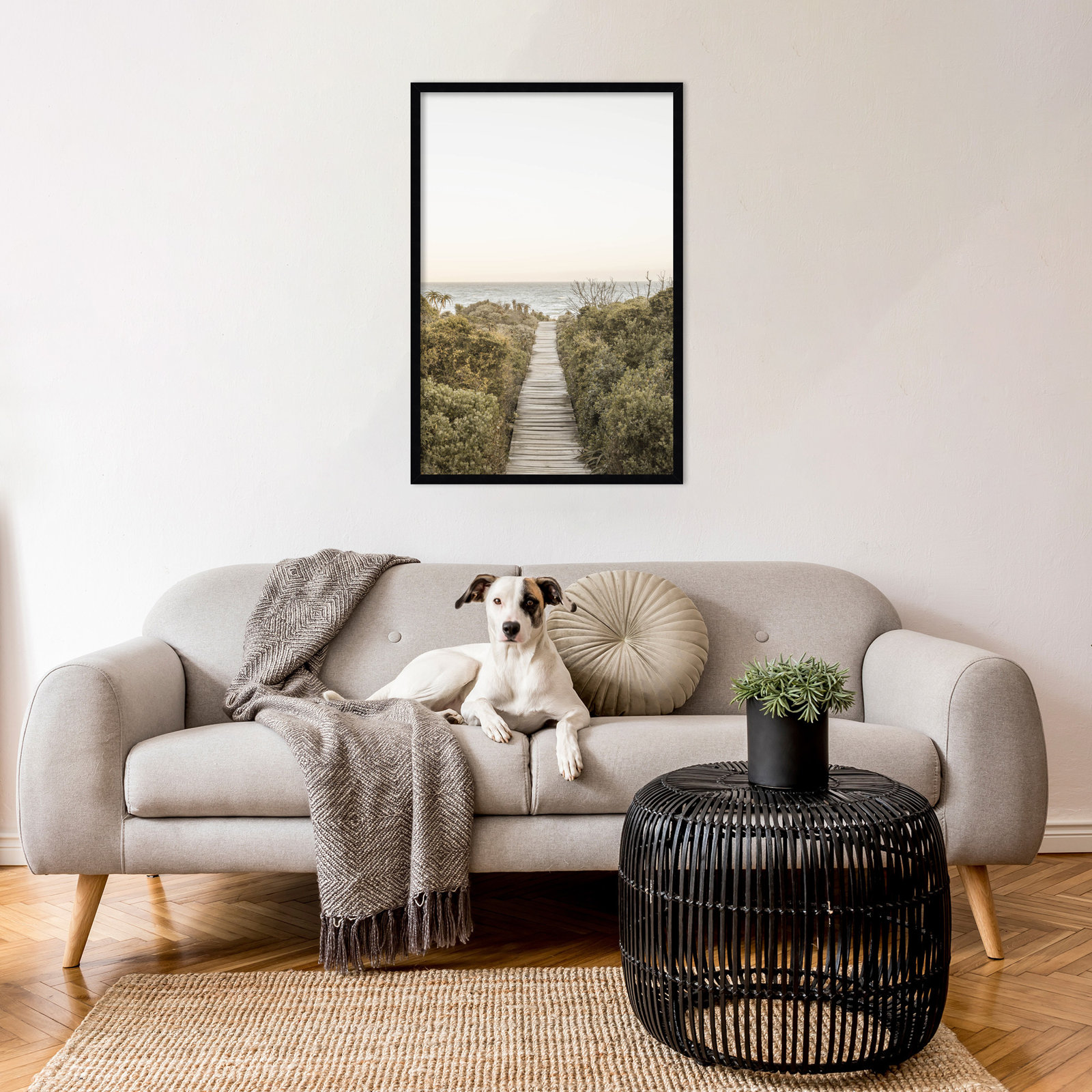 Partlow "Boardwalk" Print by Shot by Clint, Black, 33" H x 23" W