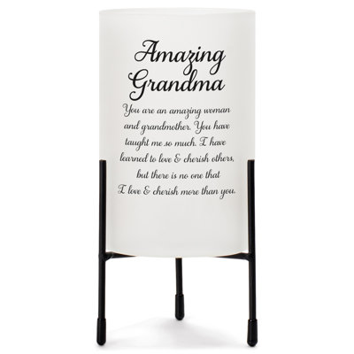 Hurricane de table en verre 8 po