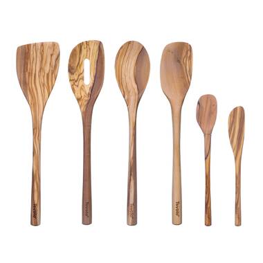 FINEXOL 14 -Piece Wood Cooking Spoon Set