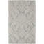 Tapis ivoire / gris en coton touffeté à la main Armando-32724354