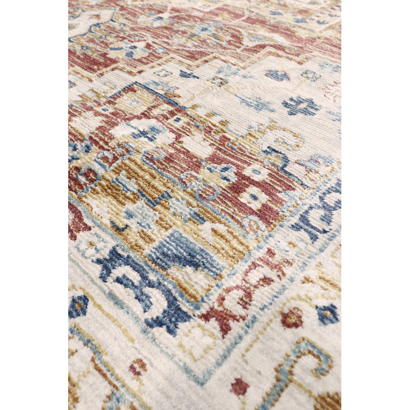 Heritage Geometric Indoor Rug, Rectangle 4' x 6'