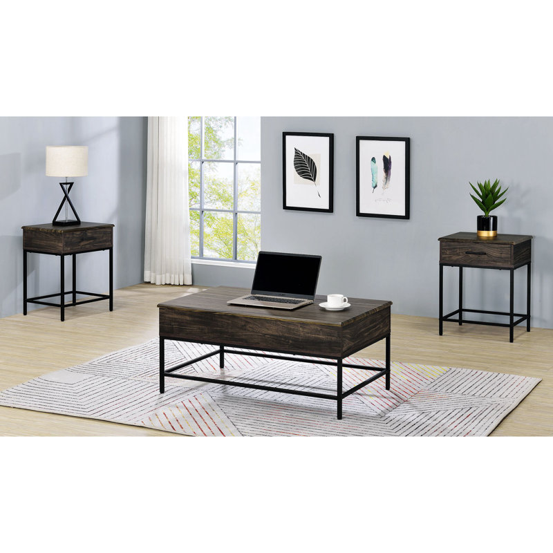 Alescia 3 - Piece Living Room Table Set