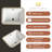 20" x 15" Los Flexi Rectangle Undermount Bathroom Sink, White Ceramic Undermount Sink with Overflow-131565888-131565896