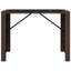 Lavel Rectangular Metal Outdoor Bar Table , cm W 80cm cm D-1317753087-1317752963