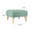 Repose-pieds carré standard en velours de 25,2 po de largeur-1970844764