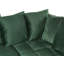 Adelya 3 Seater Velvet Corner Sofa -296070209