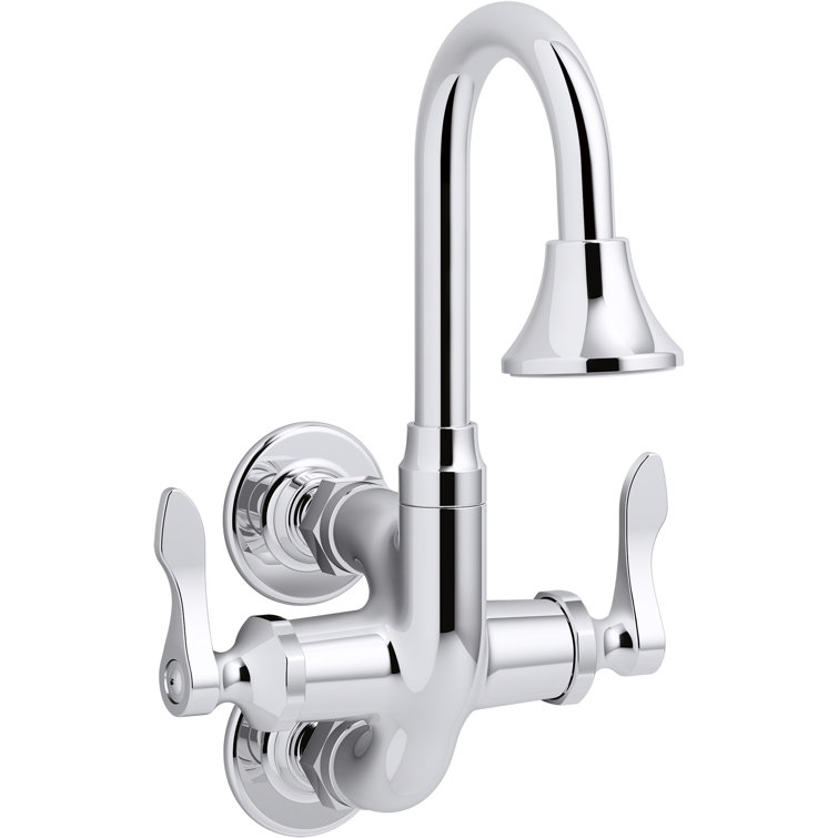 Triton Bowe™ Cannock 1.2 GPM Bathroom Sink Faucet with 3.69'' Gooseneck Spout and Lever Handles, Drain Not Included