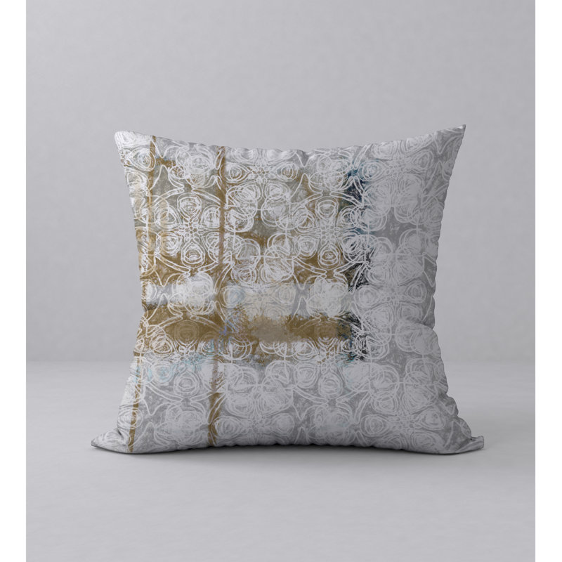 Unbeatable Approval Modern Contemporary Decorative Throw Pillow, 24" H x 24" W