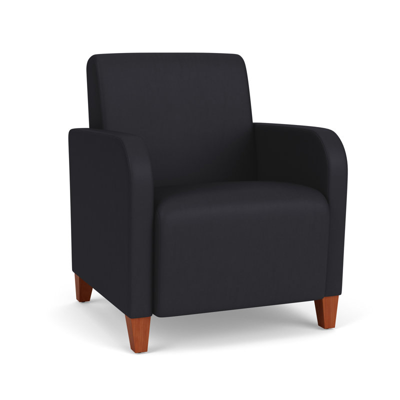 Chaise d'invité de réception Siena, Noir Patriot Plus, Cherry