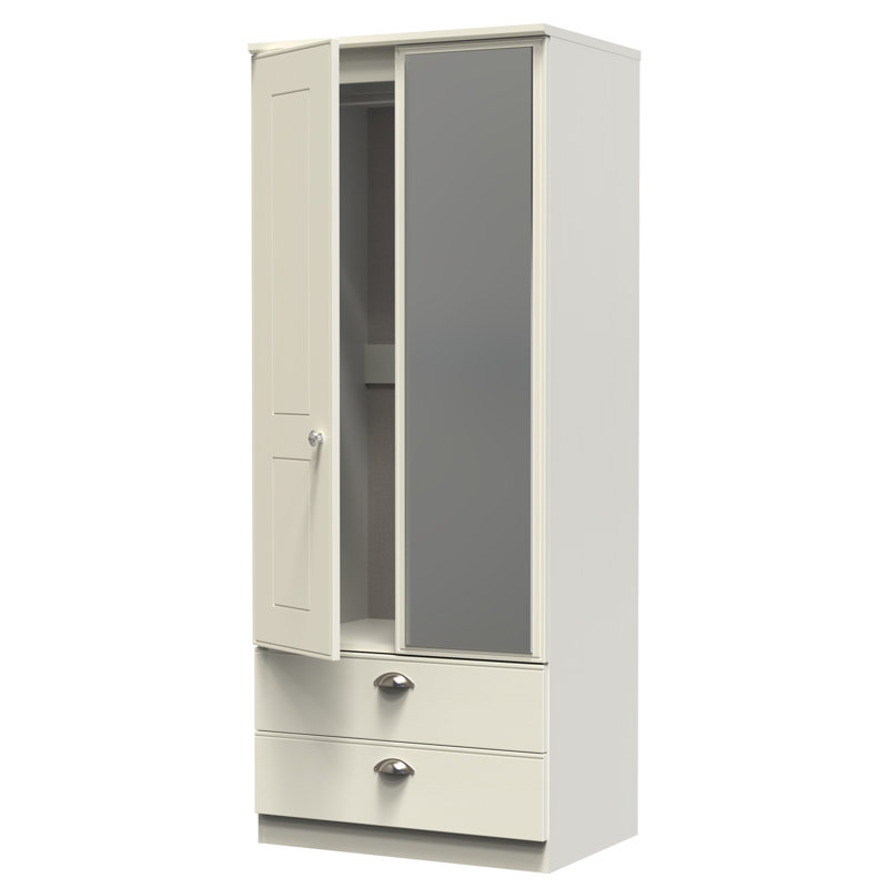 Conners Manufactured Wood Wardrobe, Cream Ash