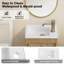 Meuble-lavabo mural 16 po avec lavabo en résine, conception flottante-2002053867-2002053864