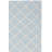 Rodgers Hand Woven Flat Weave Wool/Cotton Geometric Rug in Light Blue/Ivory-328215745