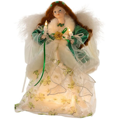 12 in. Fabric Angels Shatterproof Tree Topper