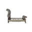 Grand lit plateforme tapissier capitonné-107425041-107425042