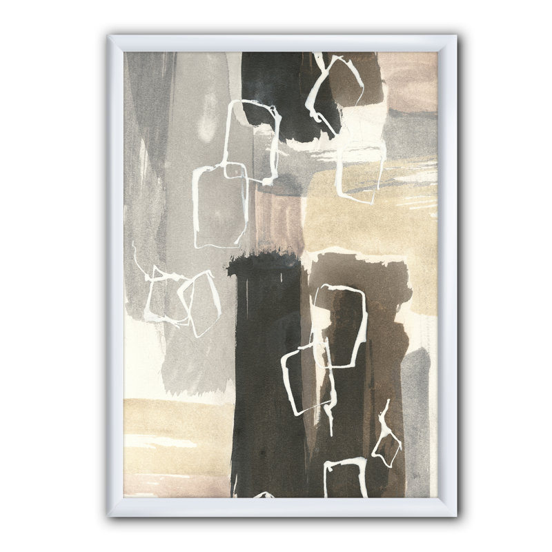 « glam danse shape i »-image image sur toile, Cadre blanc, H 46 po x l 36 po x P 1,5 po