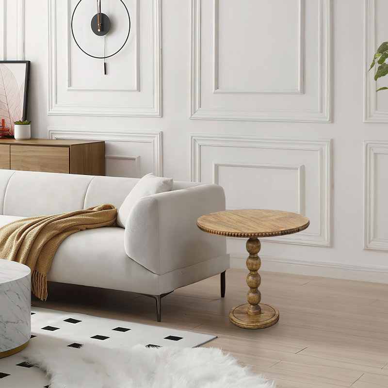 Laverock Solid Wood End Table