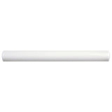 Santorini 7.9" x 0.88" Glossy Ceramic Quarter Round Tile Trim in Blanco