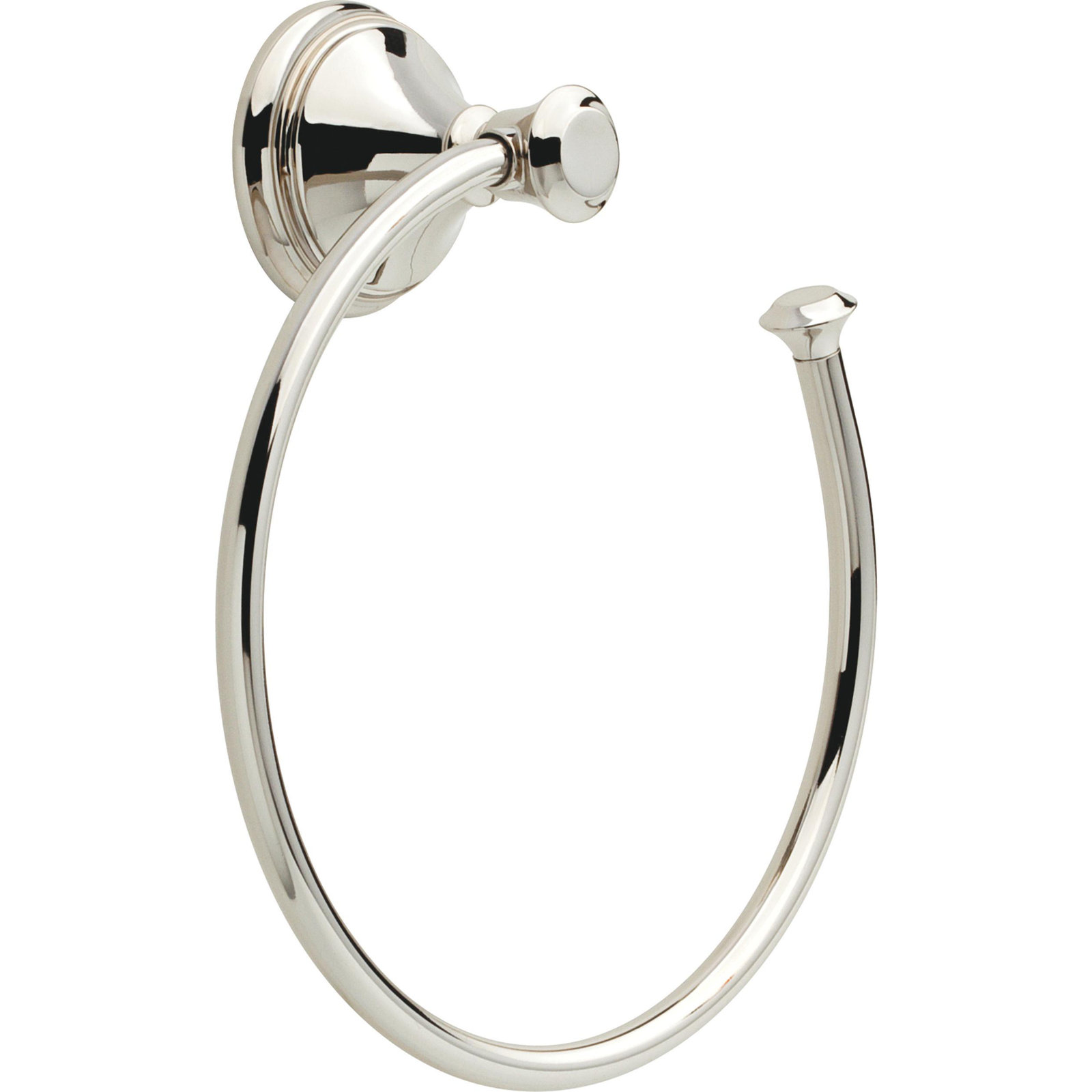Cassidy™ Round Open Towel Ring, Brilliance Polished Nickel