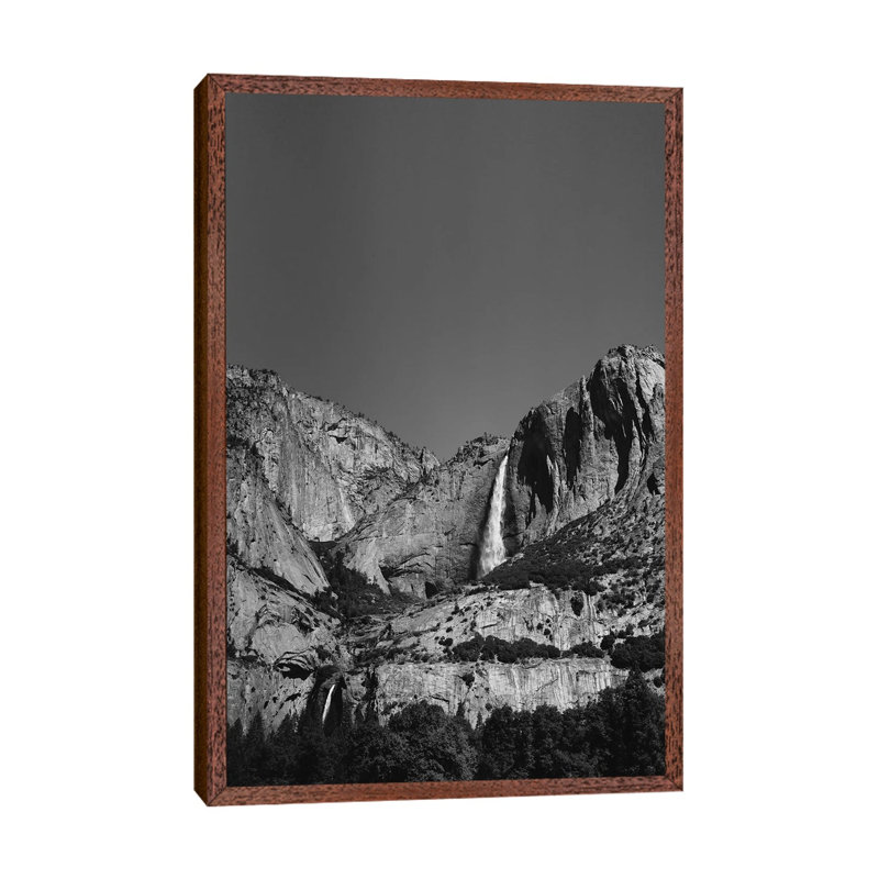 Yosemite Falls VIII by Bethany Young - Print on Canvas, Classic Brown Wood Framed, 101.6cm H x 66.04cm W x 3.81cm D