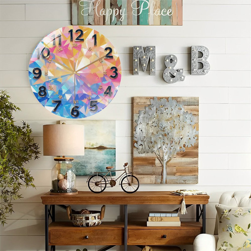 Horloge murale 12 po