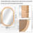 20"x30" Boho Rattan Oval Wall Mirror