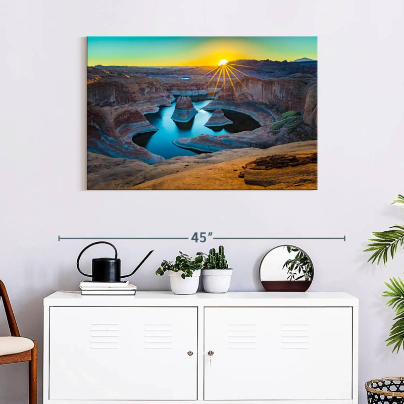 Alvord Lake Powell Canyon Sunrise, 24" H x 36" W