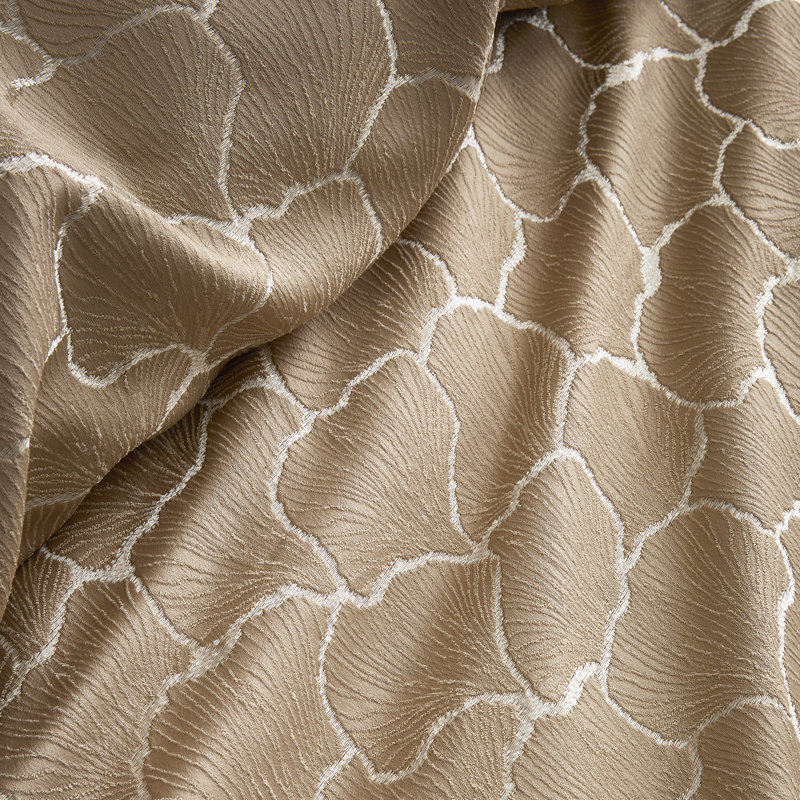 Ginko Jacquard Polyester Floral Duvet Cover Set, Kingsize
