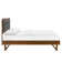 Willow Wood Platform Bed with Angular Frame